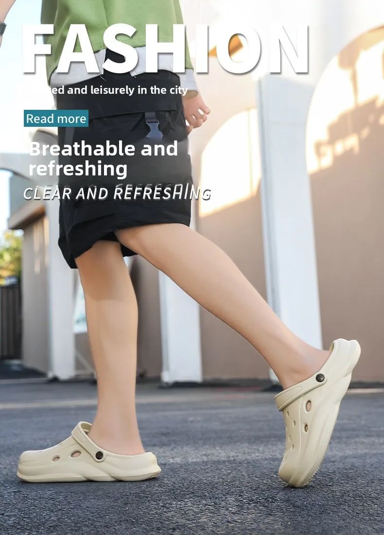 Mens Summer Beach Sandals Unisex Casual Garden Clogs Outdoor Wide Toe Cross Sandals for Ladies Non Slip House Shower Slippers