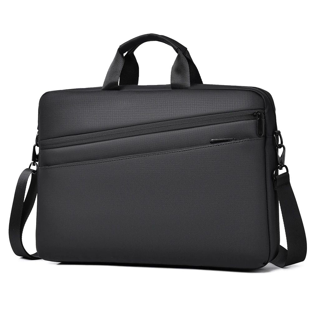 High Quality Business PVC Shoulder Messenger Bags Trendy Briefcase Bag Office Handbags 15 17 inch Laptop Bag