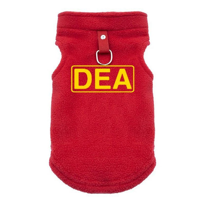 FBI Roupa para Cães Colete Macio Quente Roupa para Cachorros Colete Capa Roupa de Inverno para Animais de Estimação Jaqueta Casaco Cães Pequenos e Médios Roupa Chihuahua P-GG