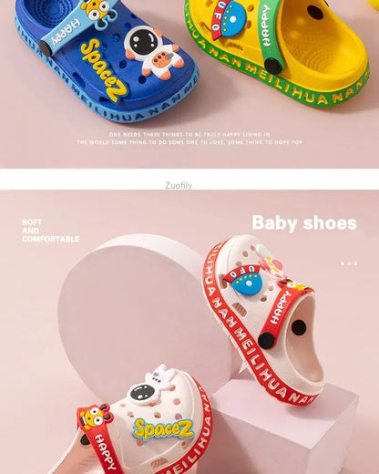 New Children Kids Baby Boys Girls Mules Clogs Summer Soft Sole Garden Beach Slippers Sandals Cave Hole Baby Shoes for Boys Girls