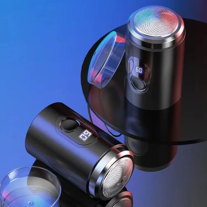 USB Charging Electric Shaver for Men Mini Multifunctional Portable Beard Shaver Water-Washing Feature Waterproof for Home Hotel