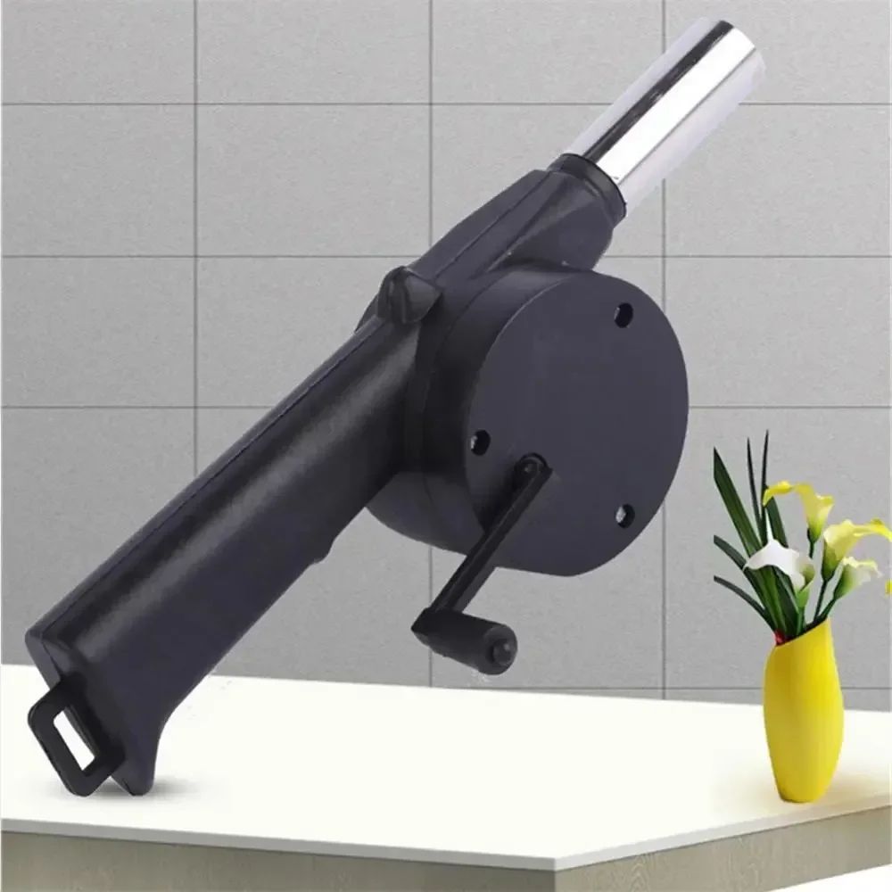Soprador de Ar Manual para Churrasqueira Ventilador Portátil Mini Fole para Churrasqueira Acessórios de Piquenique Acampamento Ferramentas Manuais para Exterior