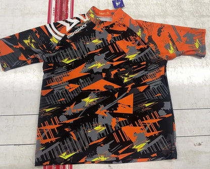 Hot Men's Short Sleeve Surfing Shirt Champion Lycra Rashguard RIGHTTRACK For Surf Sportswear Beach UV Swimwear UPF50  Clothes