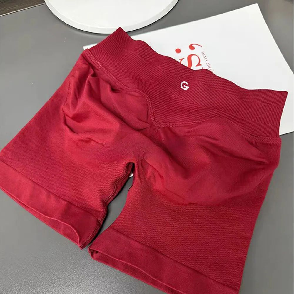 2025 Autumn New Women's Cotton Thread Elastic Yoga Sports Shopping Shorts Versatile