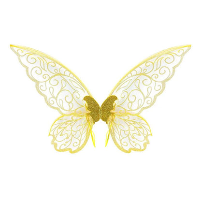 1PC Adults Fairy Wings Girls Sparkling Angel Wings Butterfly Costume Wings Halloween Costume Dress up Party Favor Christmas Gift