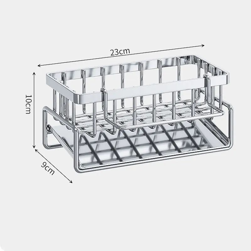 Kitchen Sponge Holder Home plastics Sink Drain Rack Soap Drainer Towel Rack Shelf Organizer bathroom Storage Accessories