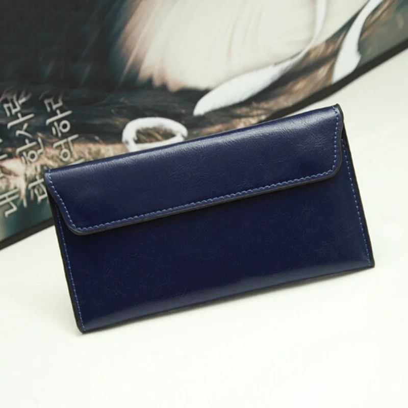 Slim Genuine Leather Women Wallet Female Long Clutch Bag Luxury Design Wallets and Purses Ladies Card Holder Vallet Sac A Main