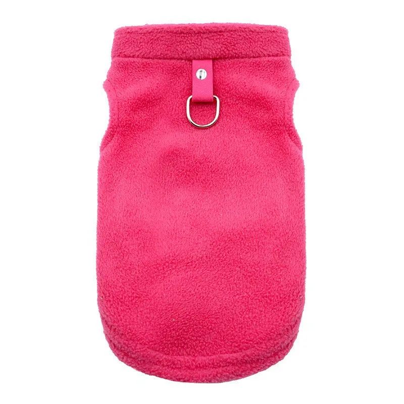 Roupa de Cachorro da Moda Outono e Inverno Roupa de Estimação Pequena Engrossar Quente Cor Sólida Moletom de Duas Pernas com Capuz Produtos Casuais para Pets
