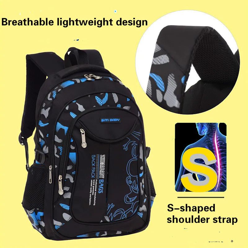 Kids backpack children School Bags For Boys orthopedic school Backpack Waterproof Primary Schoolbag book bag mochila infantil