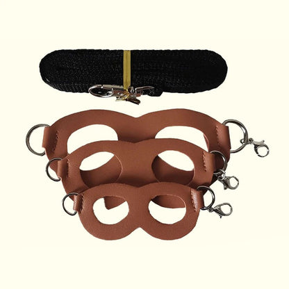 4 peças/conjunto de coleira + guia Sugar Quoll à prova de fugas ajustável para animais de estimação pequenos, hamsters, sugar gliders, esquilos