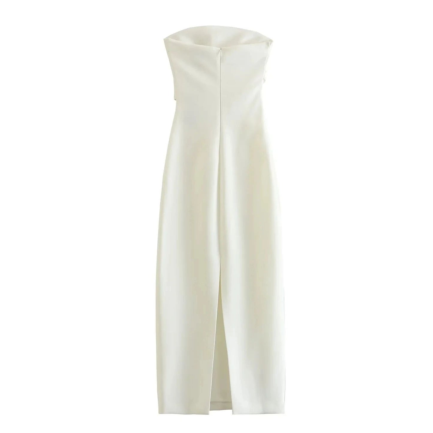 ASDS 2024 off shoulder black white long dress women bodycon beige midi dress wom