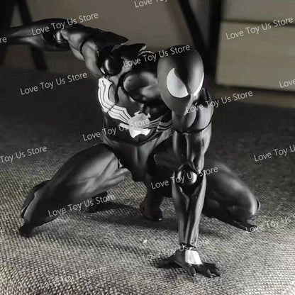 Em estoque: Bonecos de Ação de Anime Homem-Aranha com Traje Simbionte e Aranha Escarlate da Mess Toys - Conjunto de Presente Colecionável