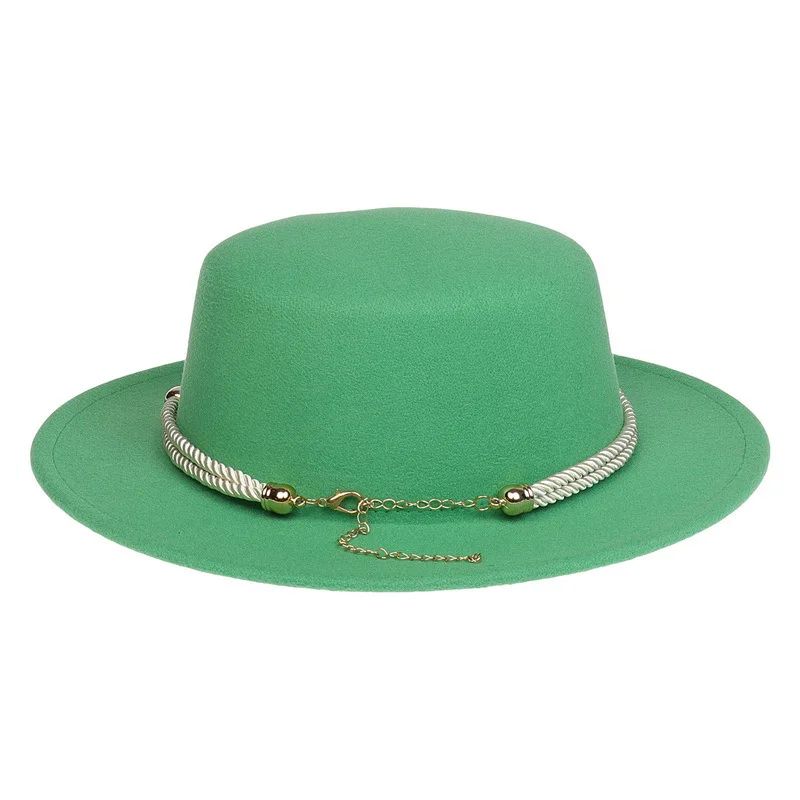 British Style Felt Fedora Jazz Hat Elegant Wedding Party Trilby Lightweight Unisex Fashionable Headwear