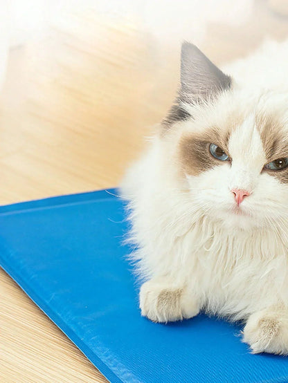 1 unidade - Nova Almofada de Gelo para Animais de Estimação Cães Gatos Verão Cooler Sleeping Pad Resistente ao Desgaste Refrigeração Alívio do Calor Esponja Gel Refrescante Suprimentos para Animais de Estimação