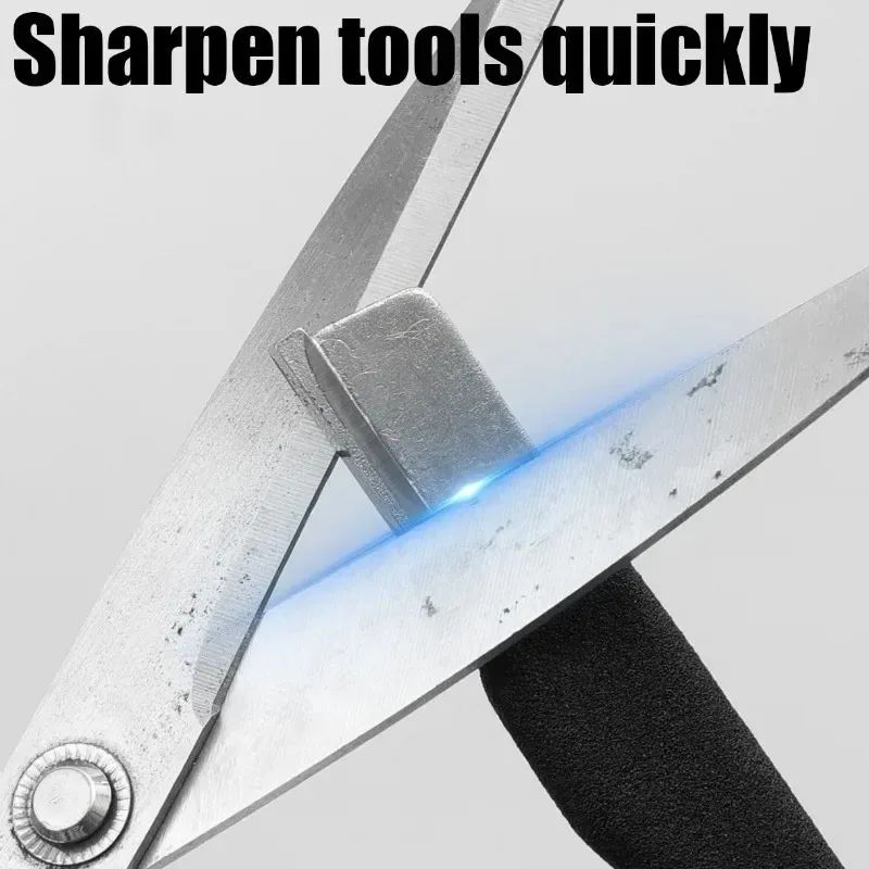 10/1PCS Portable Quick Sharpener Handheld Knife Grinding Stone Steel Sharpener for Axe Scissors Pocket Kitchen Garden Tools