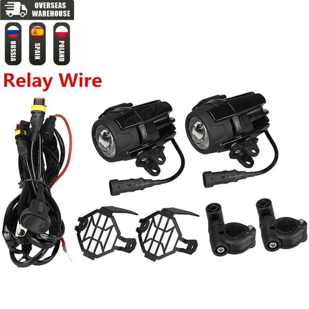 Conjunto auxiliar de farol de neblina de LED para motocicleta R1200GS 40W é adequado para BMW R1200GS F750GS F850GS F 1250 GS 850 GS 750 GS GS LC A