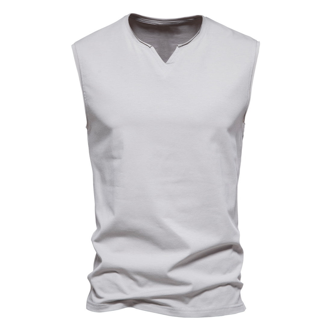 Men's Workout Tank Tops Athletic Training Gym Shirts Vest Cotton Sleeveless T-Shirt