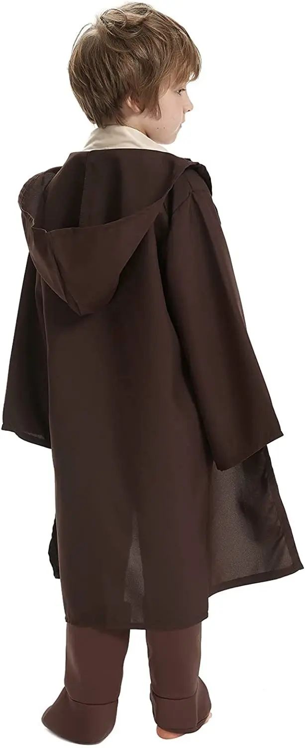 Costume Obi-Wan Kenobi Cosplay Jedi Warrior Cosplay Hooded Cloak Clothing Suit Halloween Party Costumes