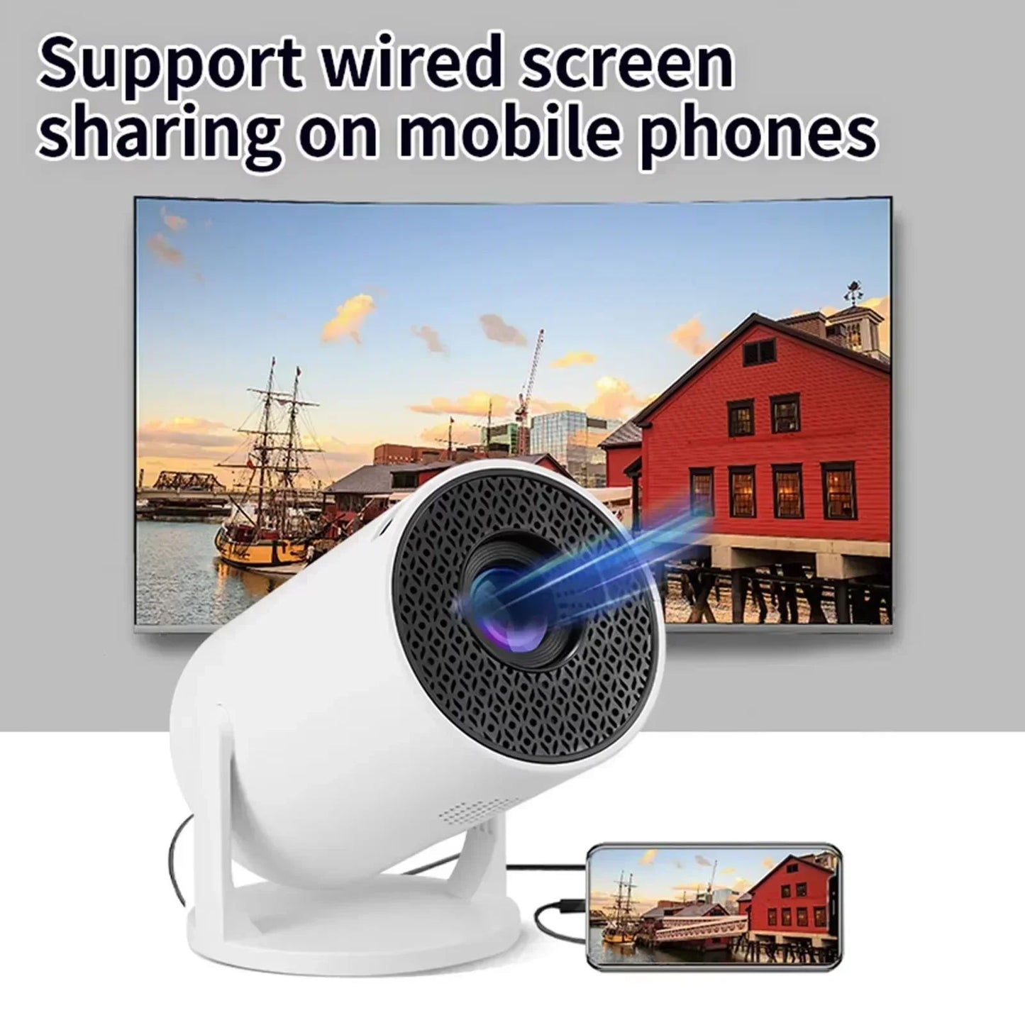 2026 Projector Newest HY300 Mini Portable Pocket Smart Android Projector Wireless Home Theater Magcubic Projector Hy300 ?