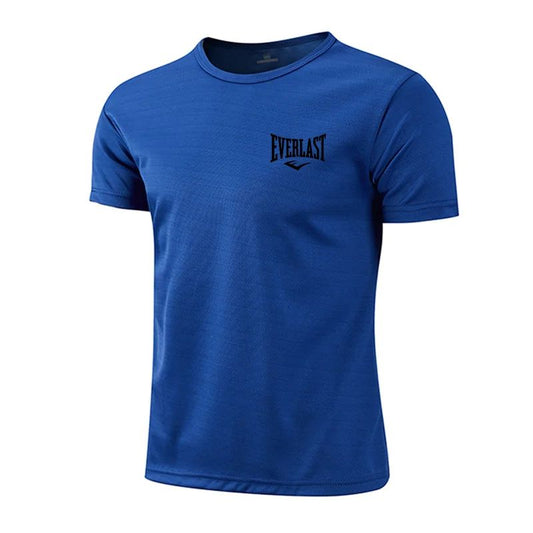 2025 Men's Summer Exercise Trainning Boxing T-shirts High Grade Breathable Quick Dry Short Sleeved Top Marathon Gym Fitness Tees