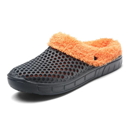 Winter Slippers Men Women Indoor Warm Shoes Non Slip Cotton Pantoffels Casual Clogs Slip on House Floor Slippers for Men