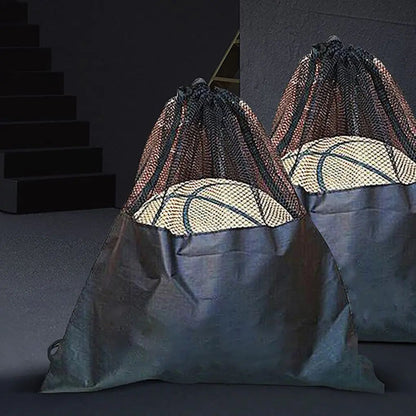 3pcs Mesh Bag Portable Football Storage Backpack Outdoor Basketball Volleyball Multifunctional Storage Bags