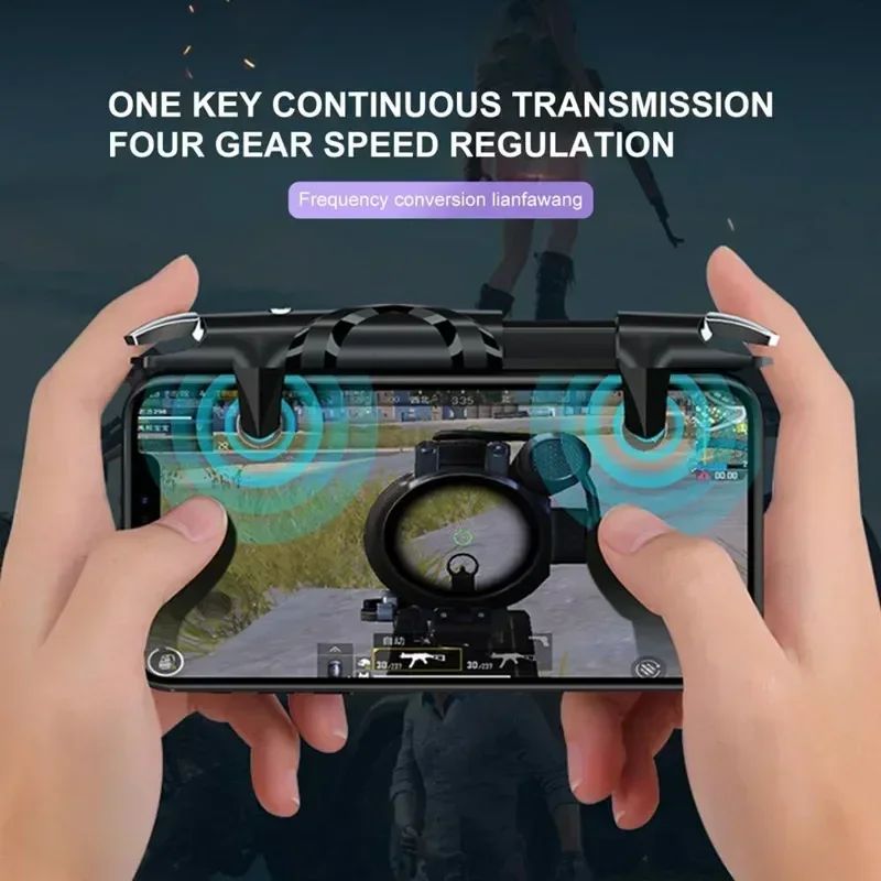 G5 Mobile Game Controller for PUBG Gaming Trigger Shooter Aim Fire ABS Key Button Gamepad Joystick for IPhone Android Smartphone