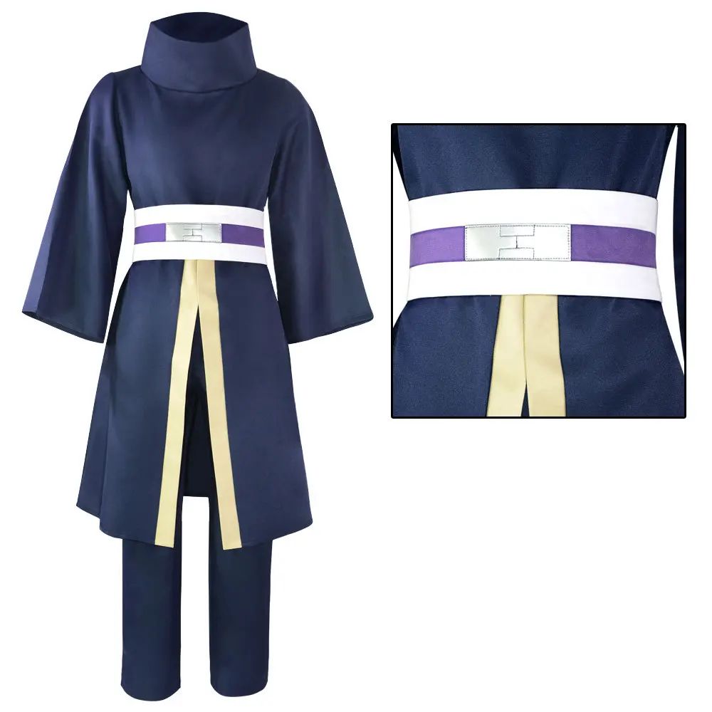 Halloween cartoon Obito cosplay costume, Japanese kimono performance festival cosplay Halloween party stage performance costume