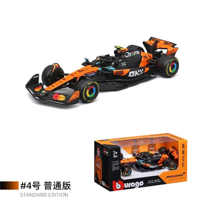 Novidade em Estoque Bburago Série F1 2025 1:43 2025 F1 Sf-25 Leclerc Rb21 Verstappen Mcl39 W16 Modelo Miniatura de Liga Brinquedos Personalizados Presentes