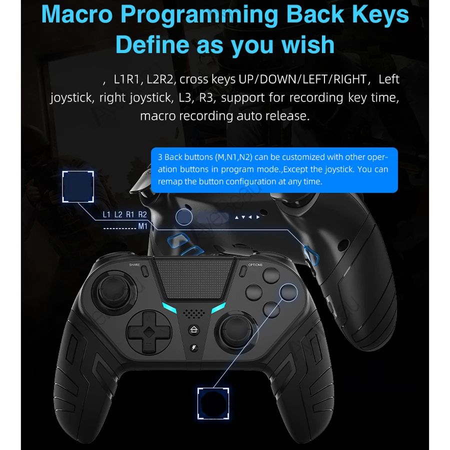 Wireless Bluetooth Wired USB Controller For Playstation PS 4 3 PS4 PS3 Android Mobile PC Control Gamepad Joystick Cell Game Pad