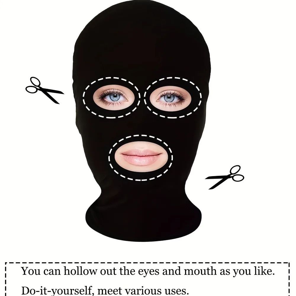 CosplayFull Face Balaclava Mask Tactical CS Winter Ski Cycling Hat Sun Protection Scarf Outdoor Sports