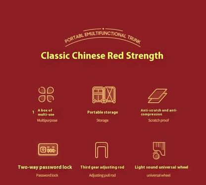 Suitcase Travel Suitcase Fashion Enterprise Suitcase Compact 20-28-inch Lightweight Carrier Roller Suitcase Makeup Box Set