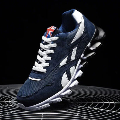 Marca Tendência Tamanho 46 47 48 Tênis Masculino Antiderrapante Amortecedor Solado Grosso para Fitness Tênis de Corrida Respirável para Uso Externo para Homens