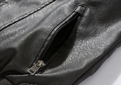 Business new Slim Genuine Leather Bomber Jacket Men Slim Leather Flight Jacket Black Pilot Coat High Quality Male Warm Jackets