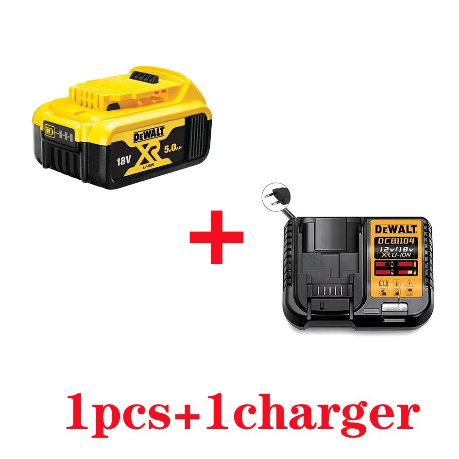 Nova Bateria 100% Original 5Ah 18V para Ferramentas Elétricas Dewalt DCB206 18V 5.0Ah Bateria DCB206 Bateria 18V DCB205 DCB200