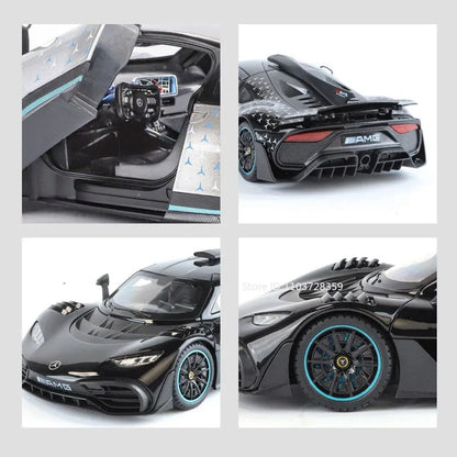 1:18 UM GT Miniatura Sports Car Modelo Brinquedos Liga Diecast Supercarros Som Luz Portas Abertas Absorção de Choque para Presentes Infantis