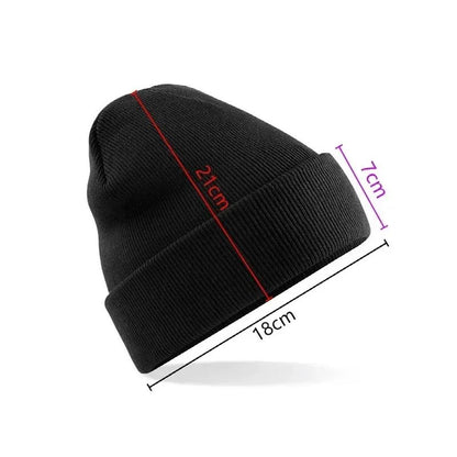 Demone Hunter Kids Knitted Hat Cute Anime Print Girl Beanie Cap Headgear Outdoor Street Warm Knit Cap Y2K Kawaii Game Party Gift
