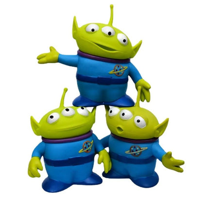 15cm Disney Toy Story Woody Green Aliens Action Figure Anime Decoração Coleção Estatueta Brinquedo Modelo Cosplay para Presente Infantil