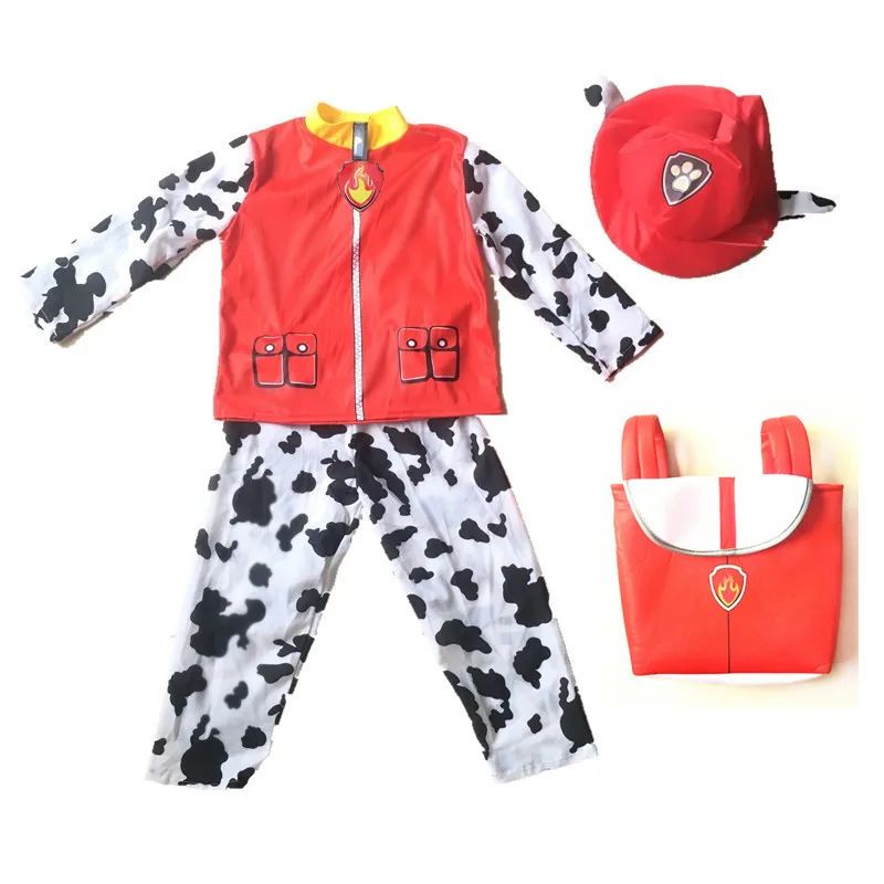 Anime Dog Patrol Kids Cosplay Costume Marshall Chase Skye Zuma Rubble Children Tops Pants Patrol Uniform Halloween Costume
