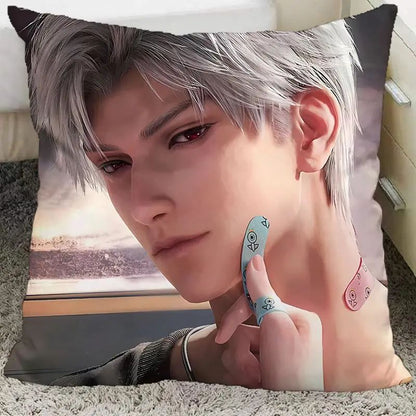 Game Love and Deepspace Sylus Pillow and Pillowcase Double Sided Pattern Throw Pillows 40x40cm