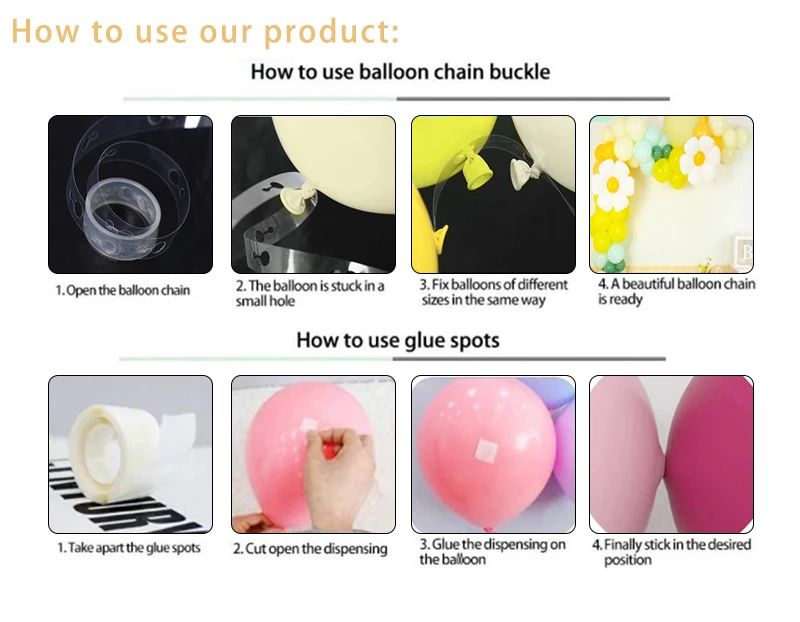 Black and Gold Balloons Garland Arch Kit with Starburst Foil Balloons for Wedding Birthday Family Party Decorations Supplies