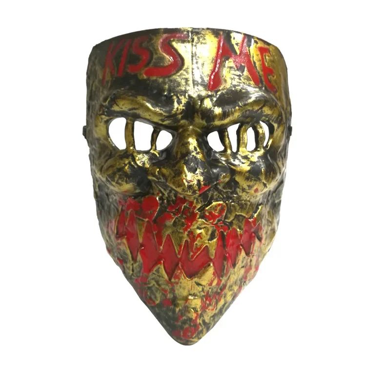 Human Removal Plan Mask Evil Smiley Bleeding Mask Men and Women Kiss Me Mask Halloween Mask Human Removal Plan Cosplay Mask