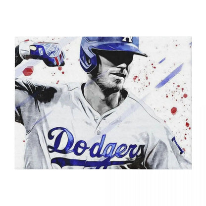 Cody Bellinger Throw Blanket Weighted Hair Cute Sofa Quilt Blankets