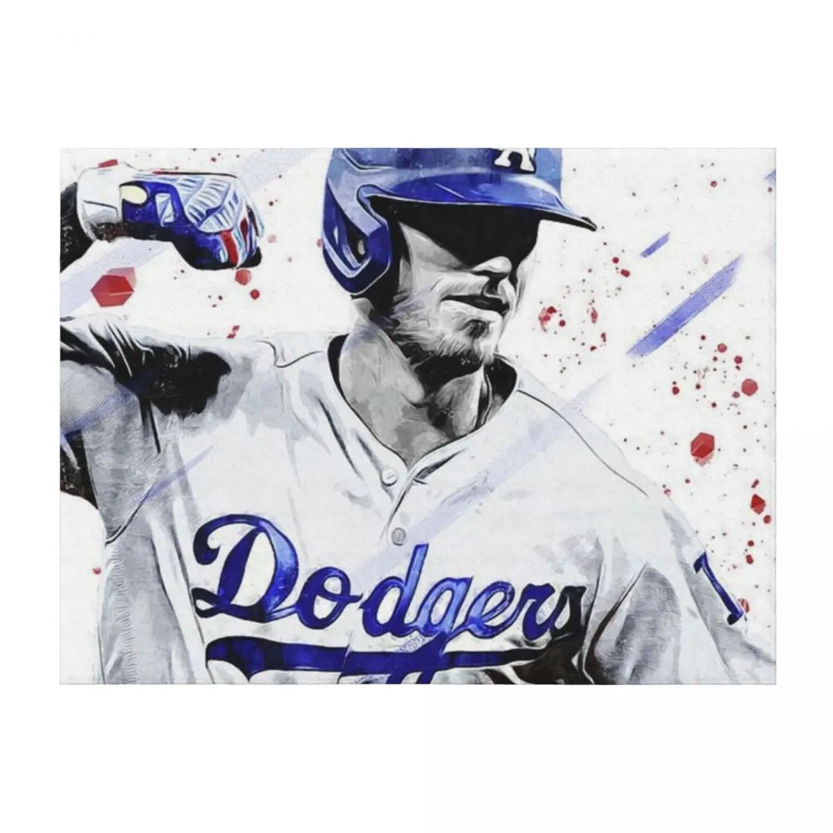 Cody Bellinger Throw Blanket Weighted Hair Cute Sofa Quilt Blankets
