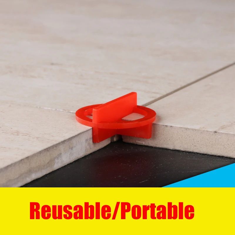 100 Peças Espaçadores de Porcelanato Clipe Cunha Sistema de Nivelamento Cerâmico Para Nivelamento de Lacunas de Piso e Parede Ferramentas de Construção
