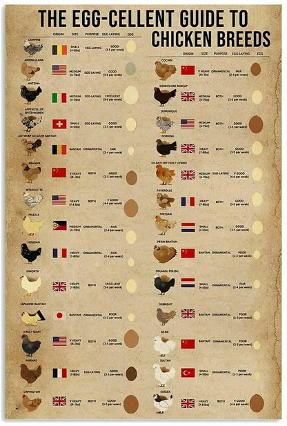 Game Ammo Hunting Cartridges Poster Knowledge Wall Decor Print for New Hunter Metal Tin Sign (12x8Inch) - Retro Tin Sign for