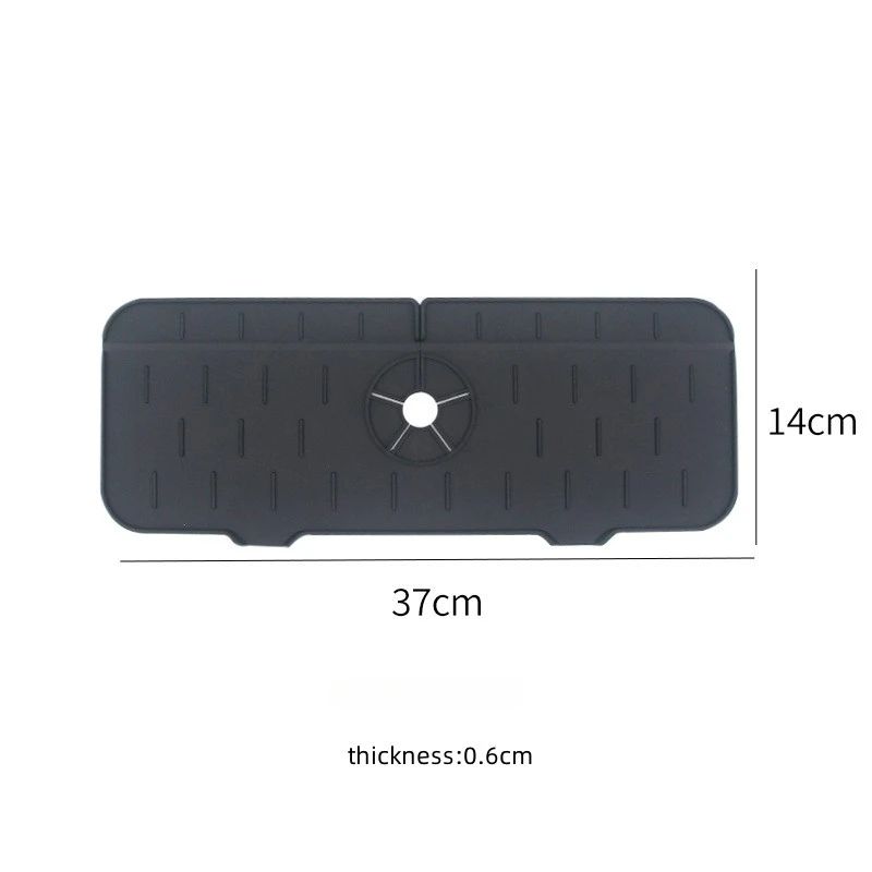 Utensílios de Cozinha Almofada Absorvente de Torneira de Silicone Prateleira Pia Protetor de Respingos Tapete Protetor de Bancada Acessórios de Tapete de Dreno de Banheiro