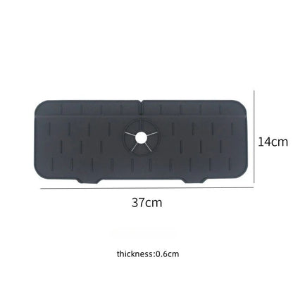 Utensílios de Cozinha Almofada Absorvente de Torneira de Silicone Prateleira Pia Protetor de Respingos Tapete Protetor de Bancada Acessórios de Tapete de Dreno de Banheiro