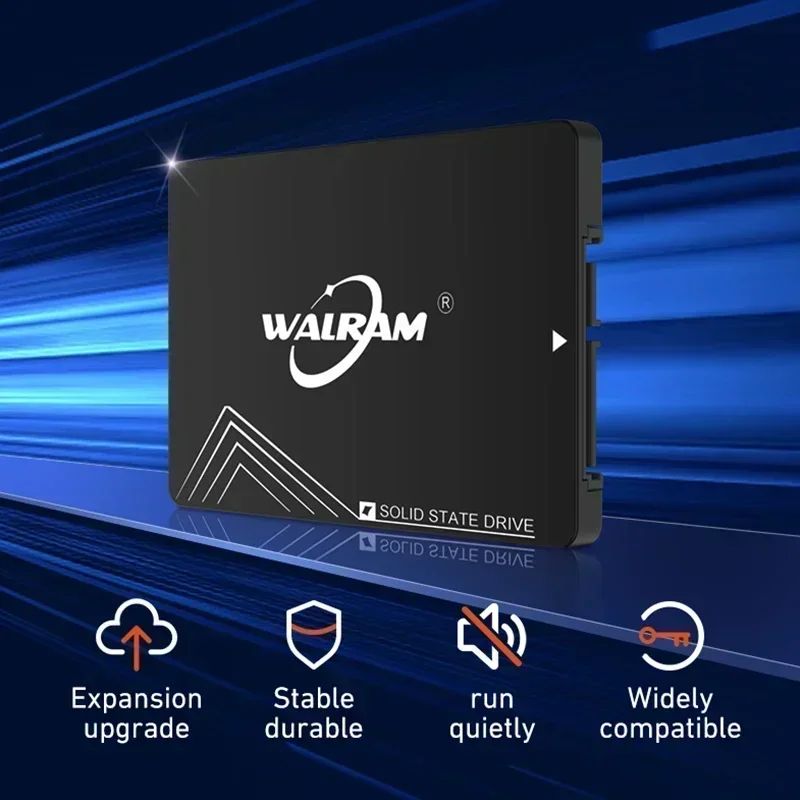 WALRAM 1TB SSD 512GB 2.5 SATA3 SSD 128GB 120GB 2TB 500GB 480GB Disco Rígido para Laptop 240GB 256GB Interno SATA 3 HDD Para PC Desktop
