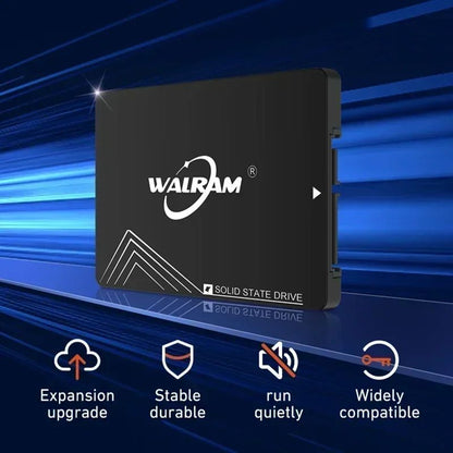 WALRAM 1TB SSD 512GB 2.5 SATA3 SSD 128GB 120GB 2TB 500GB 480GB Disco Rígido para Laptop 240GB 256GB Interno SATA 3 HDD Para PC Desktop